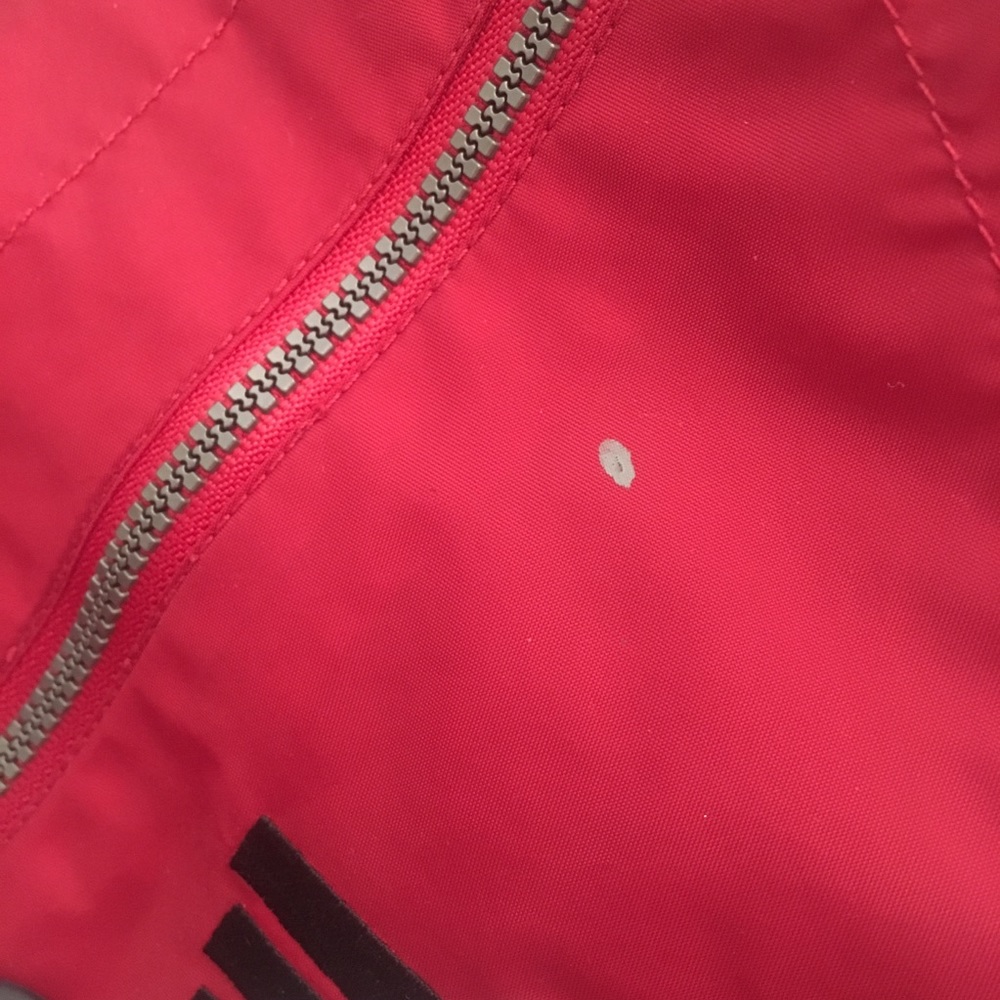 Vintage Adidas red quarter-zip windbreaker - Picture 2 of 3